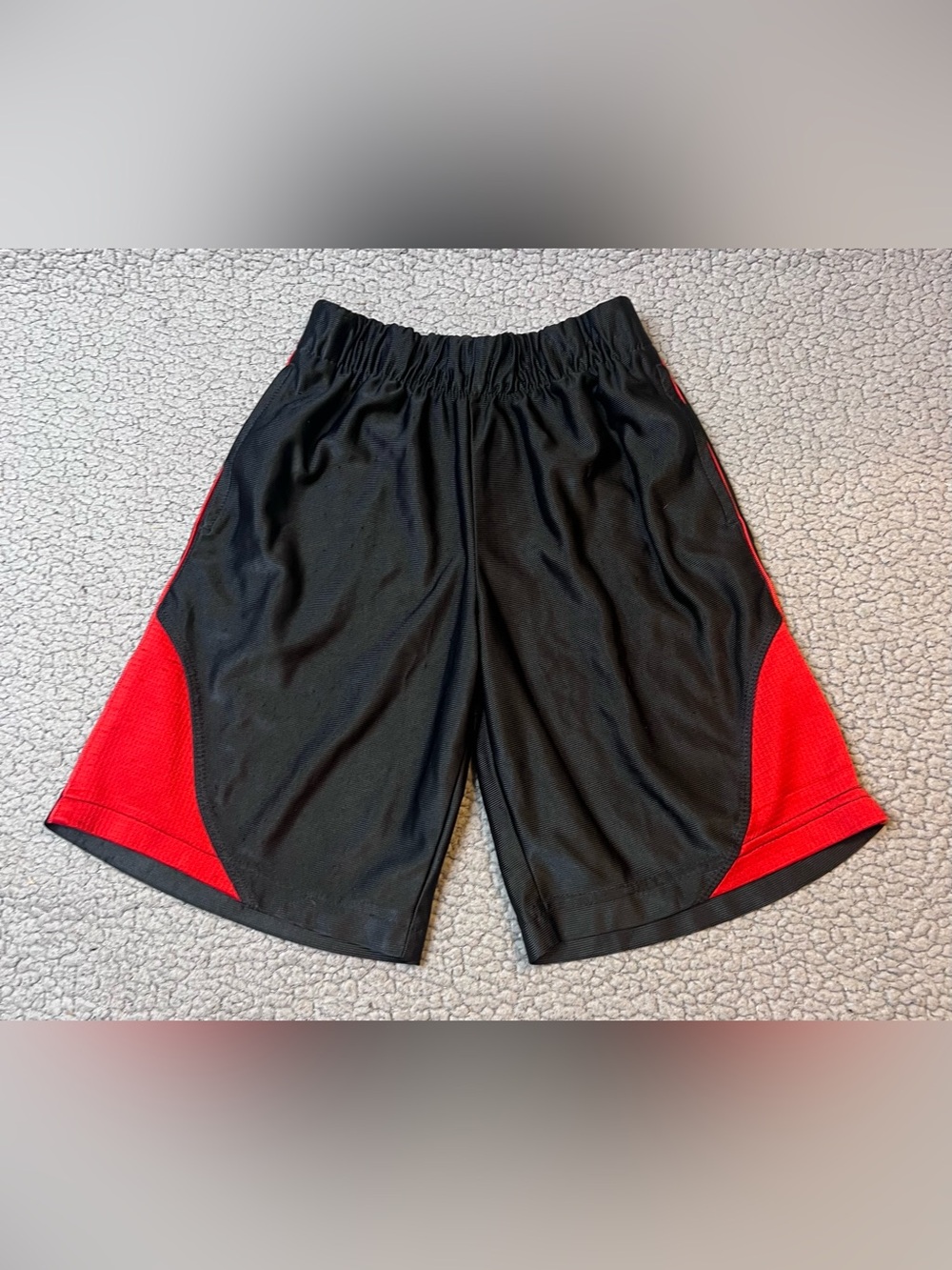 Gymboree Athletic Shorts Little Boys Size 8 Black And Red Gym Shorts
